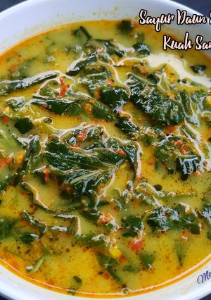 Foto resep Sayur Daun Singkong Kuah Santan Sedap