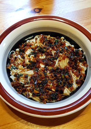 Foto resep Jamur Enoki Siram Saus Garlic
