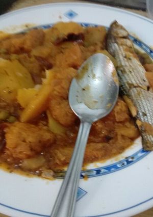 Una foto de Caldereta de mujol (pescado)