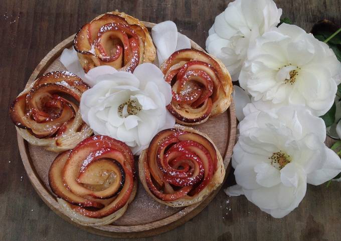 Mini Apple Rose Pies-迷你玫瑰蘋果派♥! 食譜成品照片