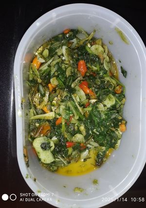 Foto resep Oseng daun singkong