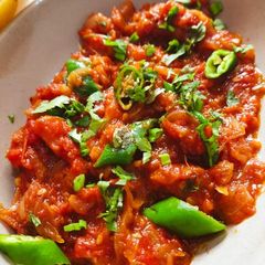 A picture of Instant Tamatar ki chutney.