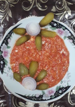 عکسی از دستور املت خوشمزه