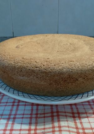 Una foto de Torta de Vainilla en licuadora