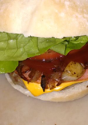 Una foto de Hamburguesa con todo
