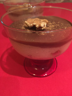 Una foto de Crema de nueces y chocolate