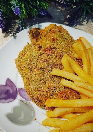 A picture of Pork Cutlets with Pistachio Crust (and Classic).