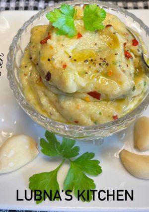 A picture of Whipped Garlic Confit Spread:.