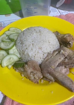 Foto resep Nasi Hainam Chicken Wings - Rice Cooker