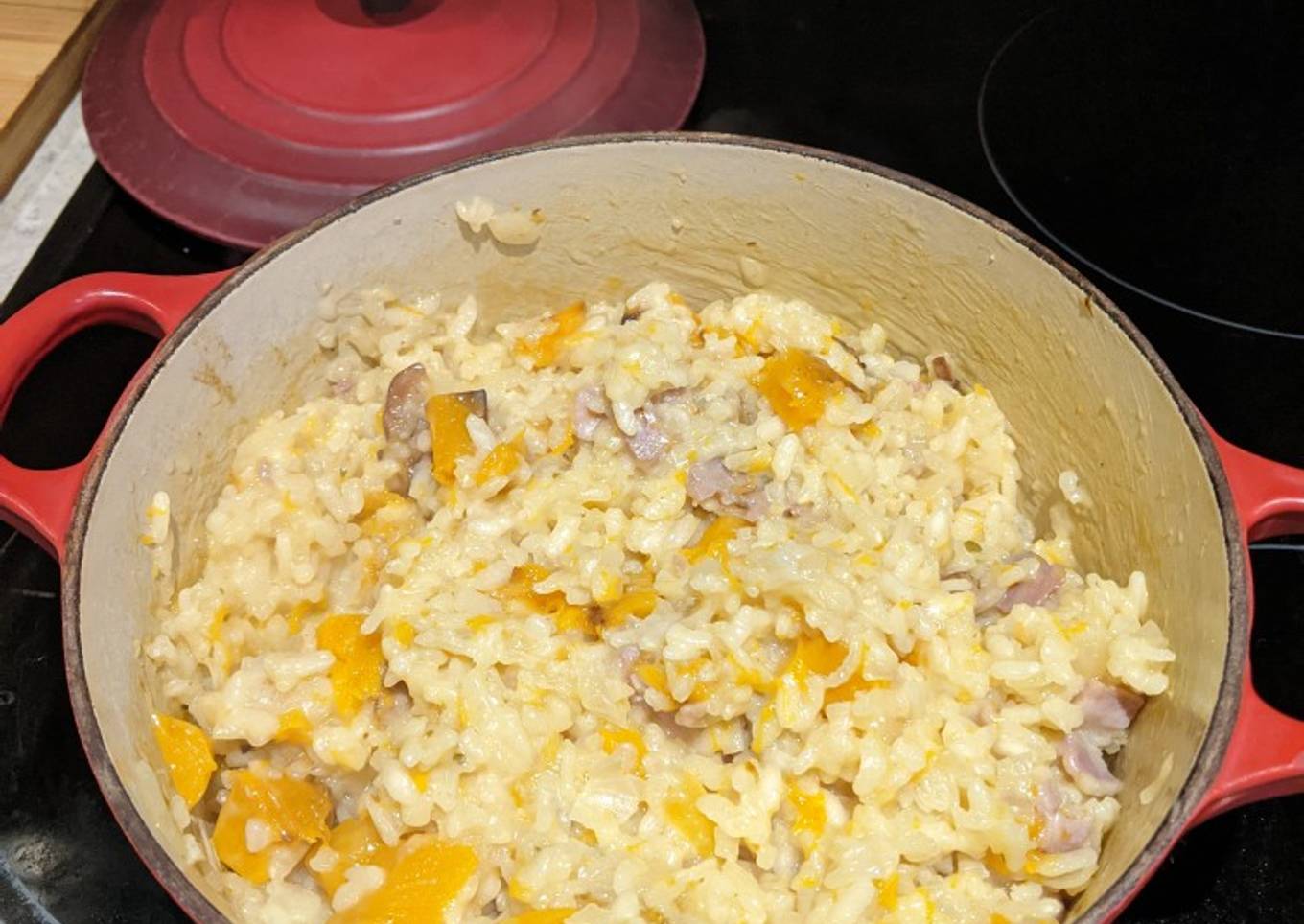 Oven baked risotto