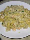 Mixed-pasta Shrimp Scampi