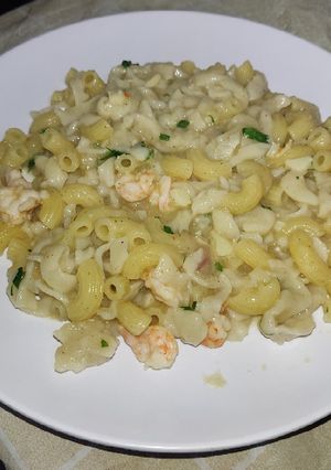 Foto resep Mixed-pasta Shrimp Scampi