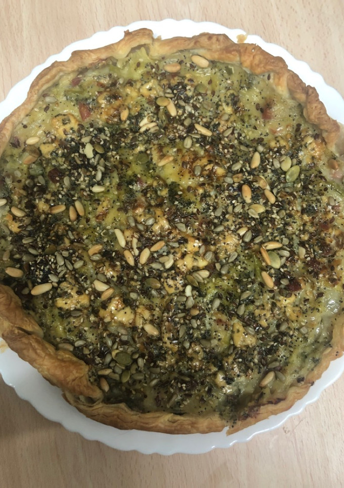 Una foto de 115. Tarta salada de brócoli (principal pasta)