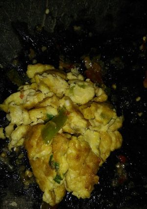 Foto resep Telur kocok2 pedas