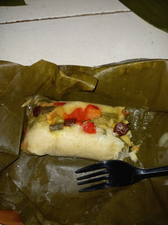 Una foto de Tamales veganos
