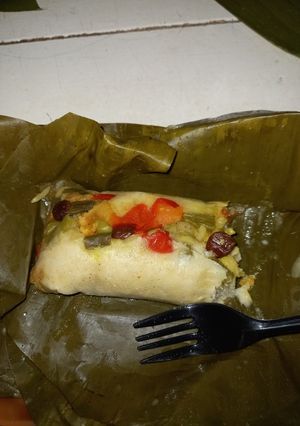 Una foto de Tamales veganos