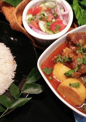 A picture of Aloo Gosht #5weekschallenge #1st:May6toMay12.