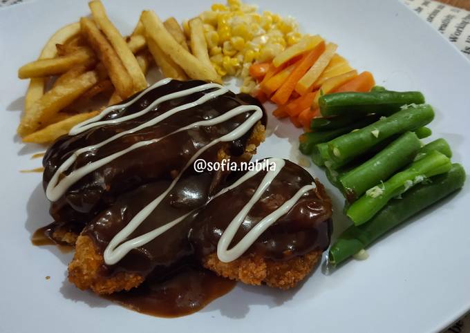 Resep 36 Chicken Steak Dengan Saus Lada Hitam Oleh Sofia Nabila Cookpad