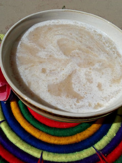 A picture of Kunun Alkama (wheat).
