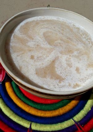 A picture of Kunun Alkama (wheat).