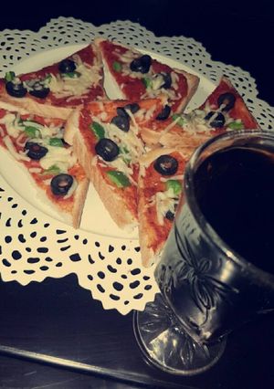 صورة لوصفة بيتزا التوست