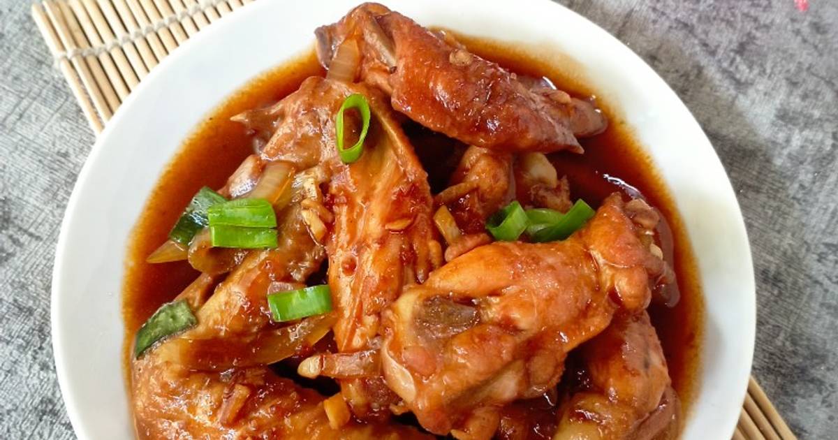 Resep Sayap Ayam Goreng Saus Mentega Oleh Mbaoppie Kitchen Cookpad