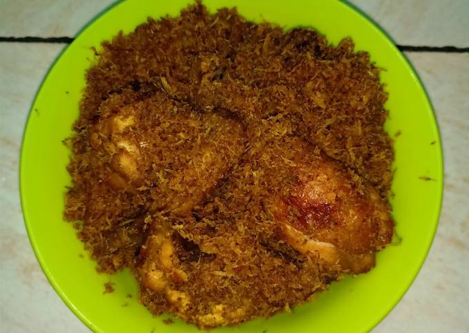 Ayam serundeng Simple