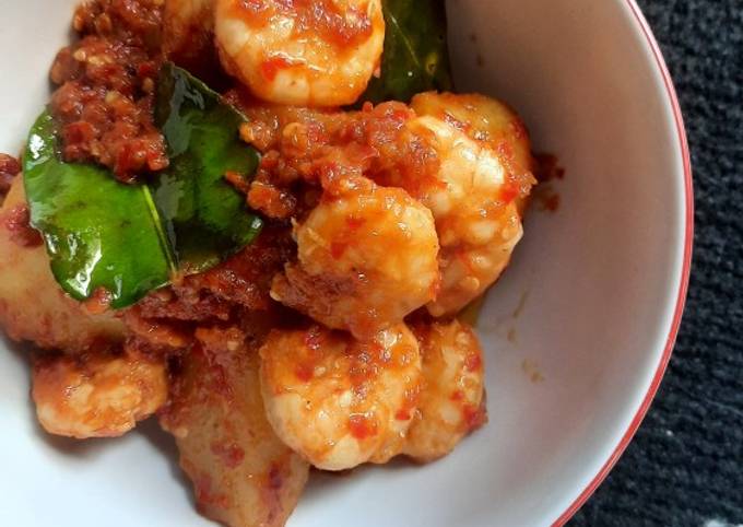 Standar Bagaimana cara buat Udang sambal goreng kentang hidangan Idul Fitri  sempurna