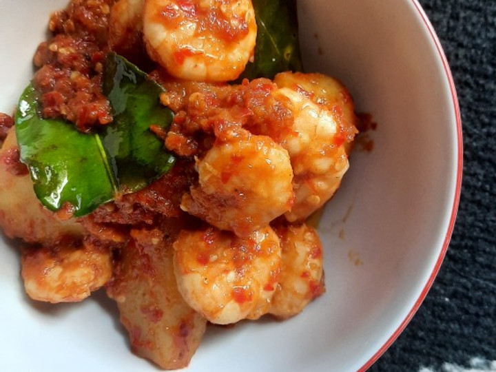 Standar Bagaimana cara buat Udang sambal goreng kentang hidangan Idul Fitri  sempurna