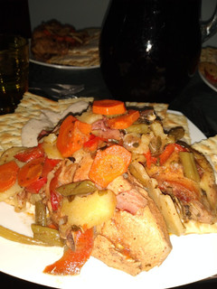 Una foto de Pollo con cerveza al horno