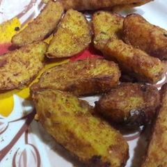 A picture of Wedge crispy potatoes.