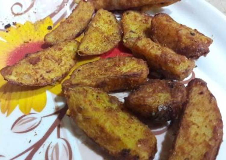 Recipe of Homemade Wedge crispy potatoes