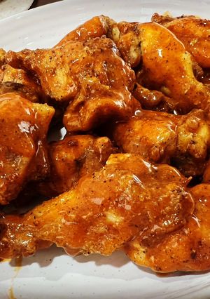 A picture of Air Fryer Buffalo Chicken Wings.