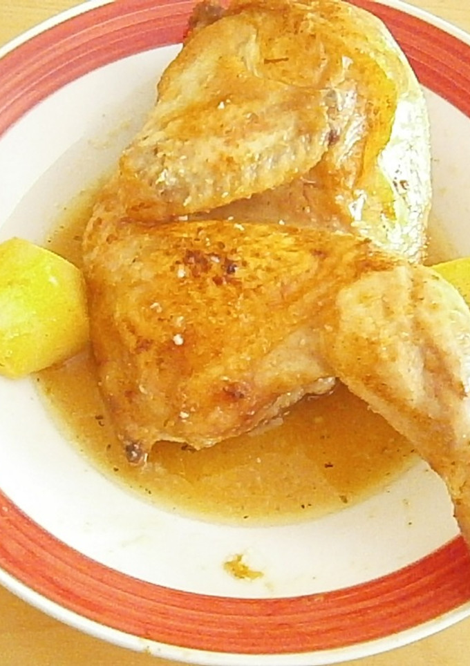Una foto de Pollo asado a la cerveza