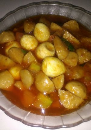 Foto resep Oseng Bakso+Telor Puyuh