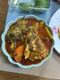 Asam Pedas Sawi Jeruk Asin