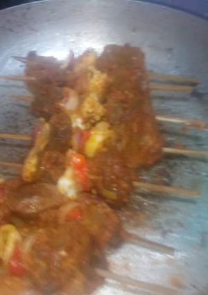 A picture of Gizzard Suya.