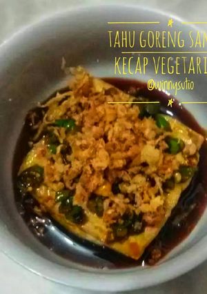 Foto resep Tahu Goreng Sambal Kecap Vegetarian