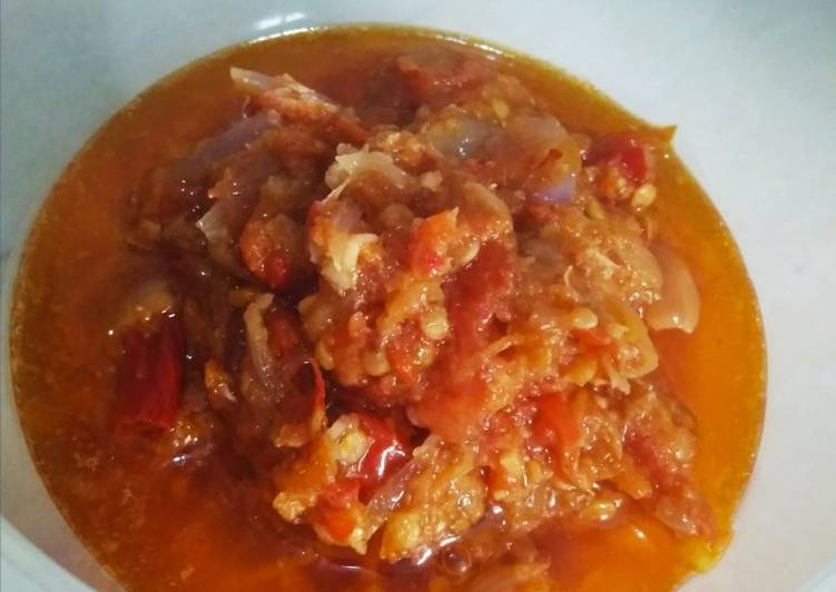 55. Sambal? /Sambel pecel ayam/Lalapan/Penyetan??️