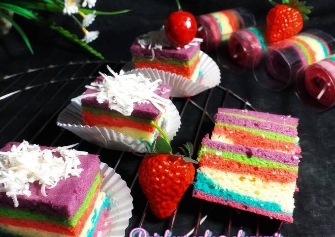 32.Rainbow cake