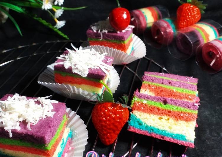 32.Rainbow cake