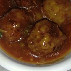 A picture of Cabbage kofta.