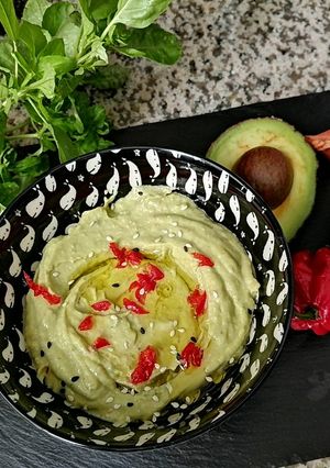 Une photo de Guacamole piment habanero a la djamicoo