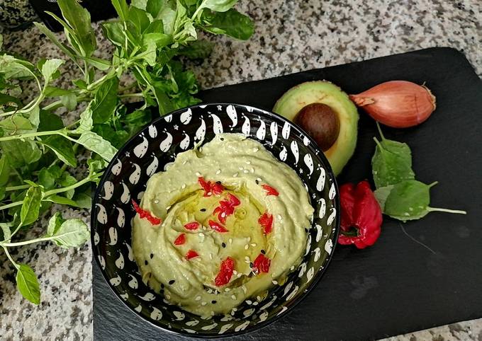 Guacamole piment habanero a la djamicoo