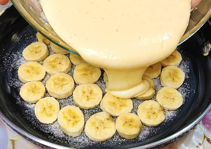 Банановый пирог – пошаговый рецепт приготовления с фото