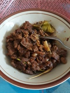 Foto resep Krengsengan Daging Sapi kering pedas