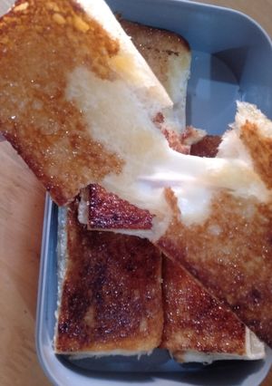 Foto resep Caramel mozzarella toast
