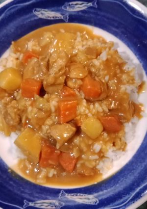 咖哩雞腿肉飯 的食譜成品照片