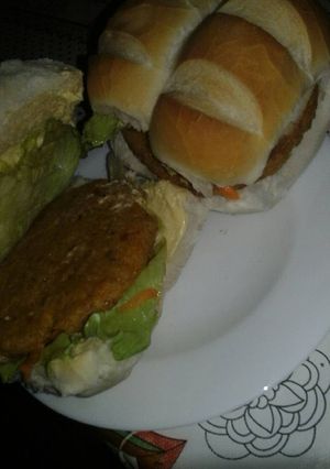 Una foto de Hamburguesas de soja (Vegetarianas)