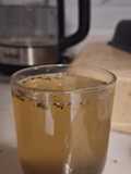 Keto ginger and dried basil drink